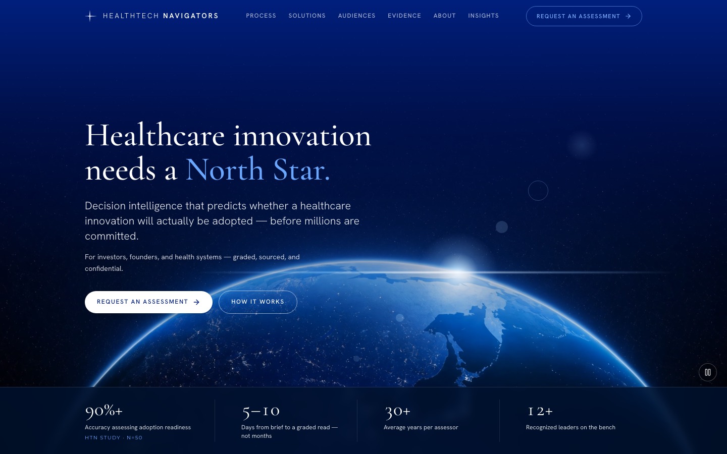 The Healthtech Navigators site
